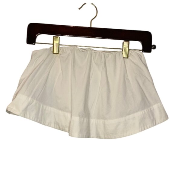 Wilfred white Bonaventure strapless cropped top size S - Picture 2 of 5